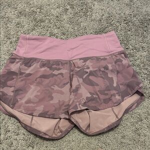 Pink Camo Women's Shorts lululemon